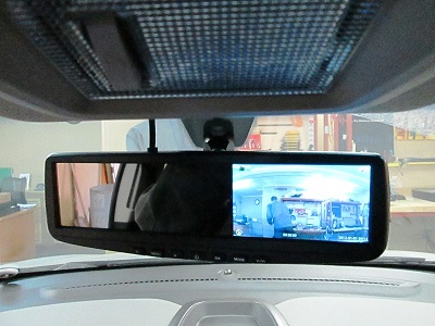 Зеркало заднего вида с монитором и видеорегистратором AVS0455DVR