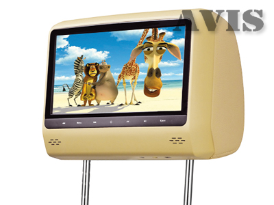 Подголовник с DVD плеером и LCD монитором 9" AVIS AVS0944BM купить