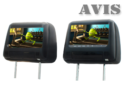 Подголовники с DVD плеером и LCD монитором 7" AVIS AVS0733T + AVS0734BM купить
