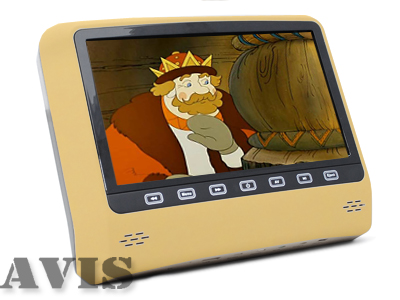 Навесной монитор подголовник со встроенным DVD плеером и монитором 9" AVIS AVS0988T купить