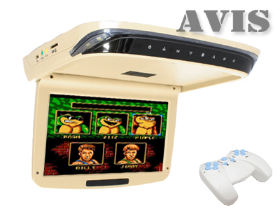 Потолочный автомобильный монитор 10.2" со встроенным DVD плеером AVIS AVS1029T купить
