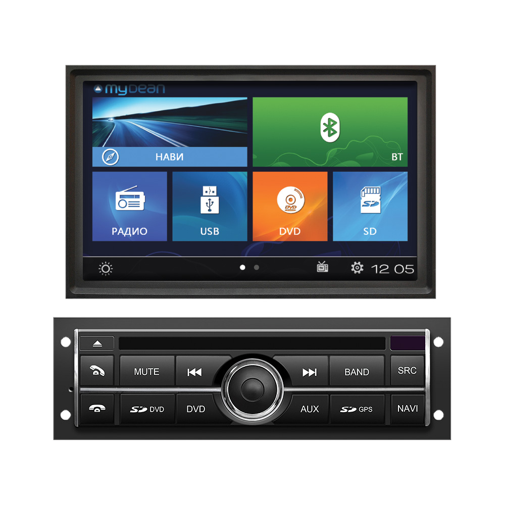 Головное устройство MyDean 2094 для автомобилей Mitsubishi L200 (2006-), Pajero Sport (2009-)