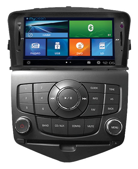 Головное устройство MyDean 2045 для автомобиля Chevrolet Cruze (2008-2012)