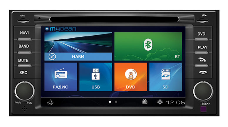Головное устройство MyDean 2062 для автомобилей Subaru Forester (2008-2012), Forester (2013-), Impreza (2008-), XV (2010-)