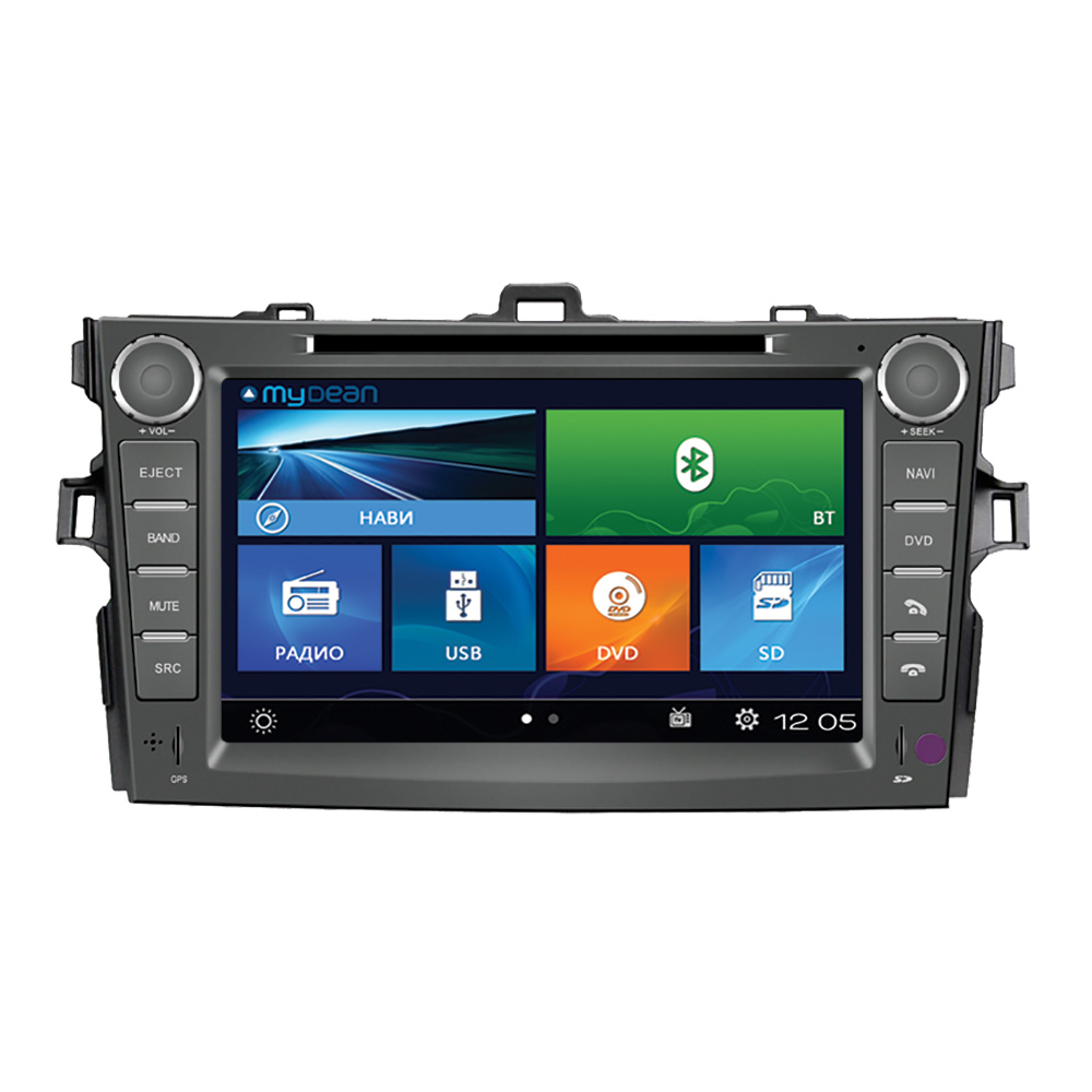 Головное устройство MyDean 2063 для автомобилей Toyota Corolla (2011-2013)