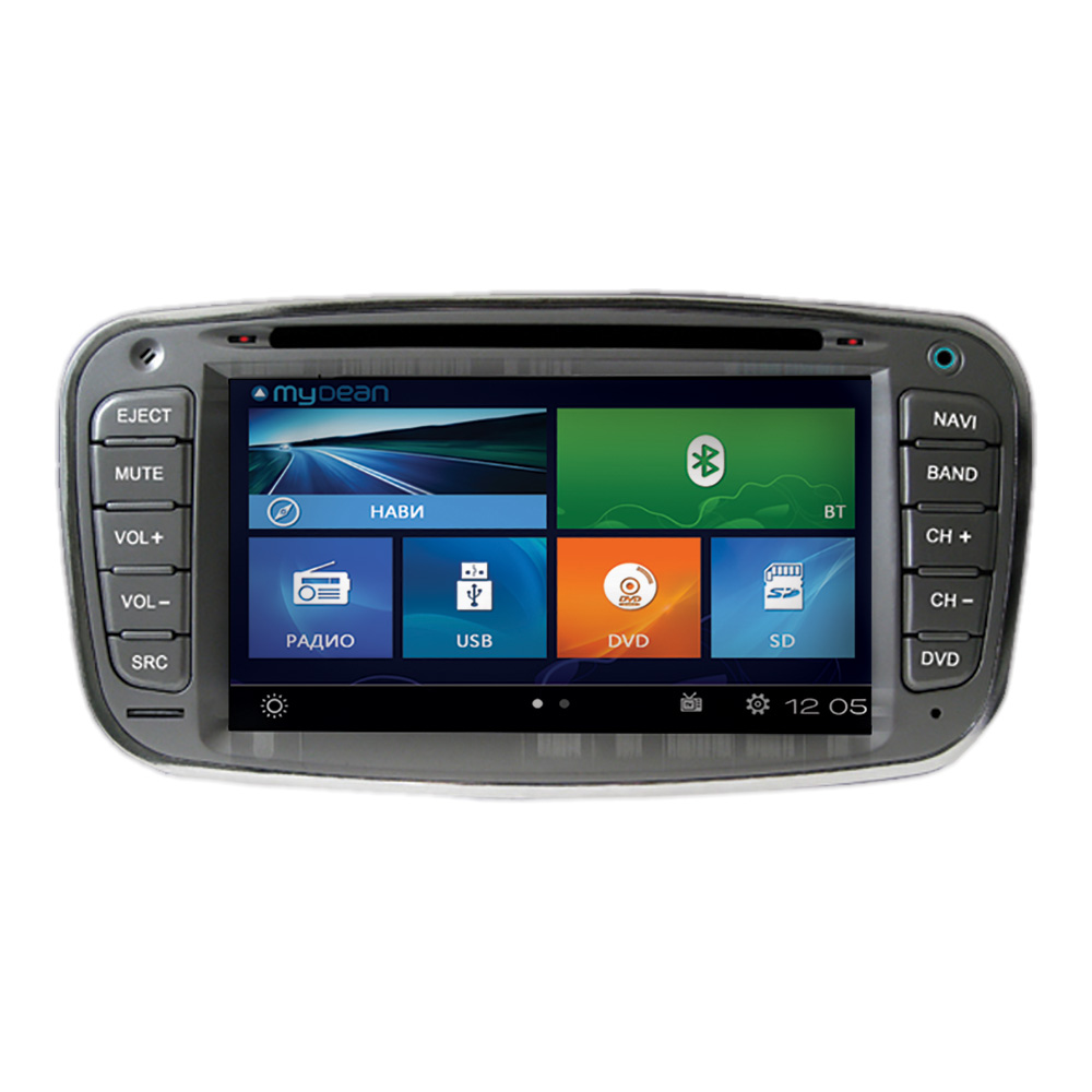 Головное устройство MyDean 2003 для автомобилей Ford Focus 2 (2005-2011), Mondeo (2006-2013), C-Max (2008-),Galaxy (2008-)