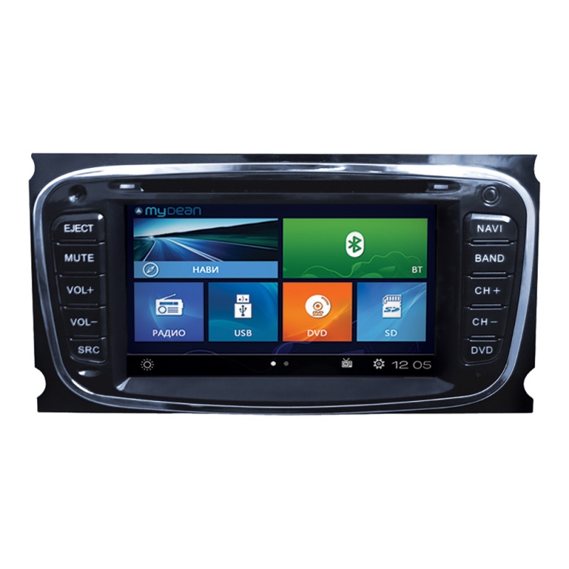 Головное устройство MyDean 2003 для автомобилей Ford Focus 2 (2005-2011), Mondeo (2006-2013), C-Max (2008-),Galaxy (2008-)