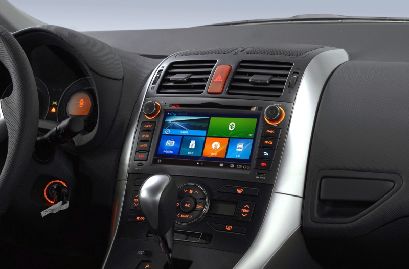 Головное устройство MyDean 2028 для автомобилей Toyota Auris (2006-2012)