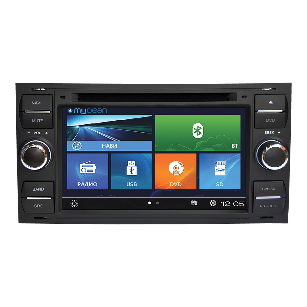 Головное устройство MyDean 2140 для автомобилей Ford Kuga (2008-2012), Fusion (2002-2012), Galaxy (2006-), C-Max (2003-2008)