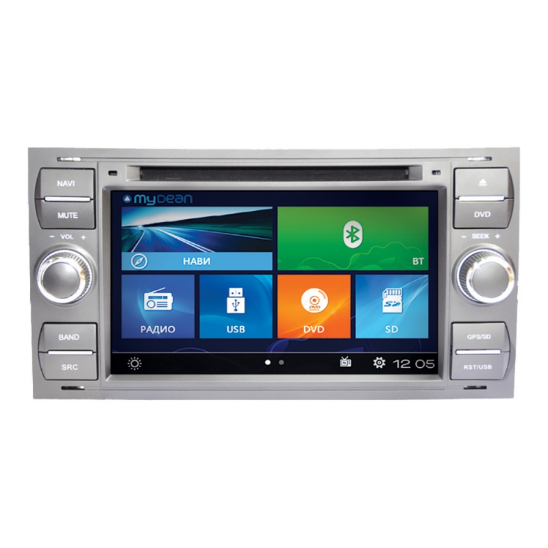 Головное устройство MyDean 2140 для автомобилей Ford Kuga (2008-2012), Fusion (2002-2012), Galaxy (2006-), C-Max (2003-2008)
