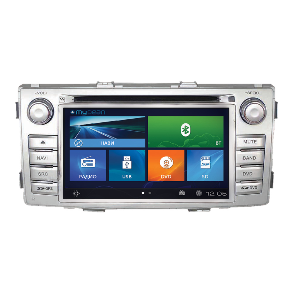 Головное устройство MyDean 2143 для автомобилей Toyota Hilux (2011-)