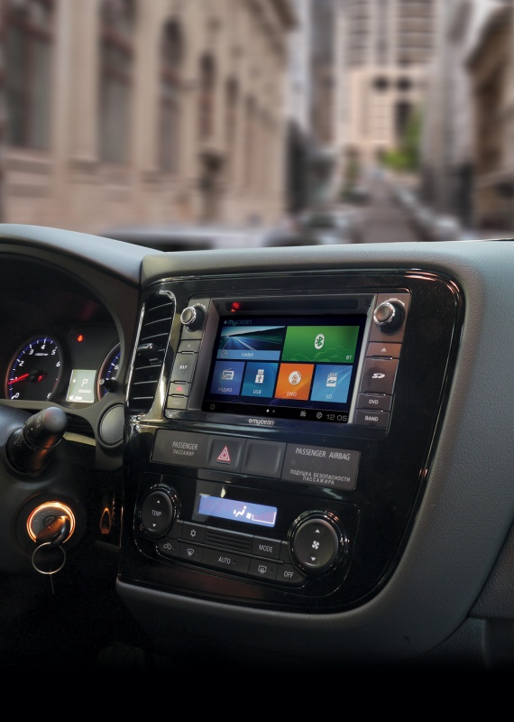 Головное устройство MyDean 2230 для автомобилей Mitsubishi Outlander (2012-), ASX (2013-), Lancer X (2013-), Pajero Sport (2014-)