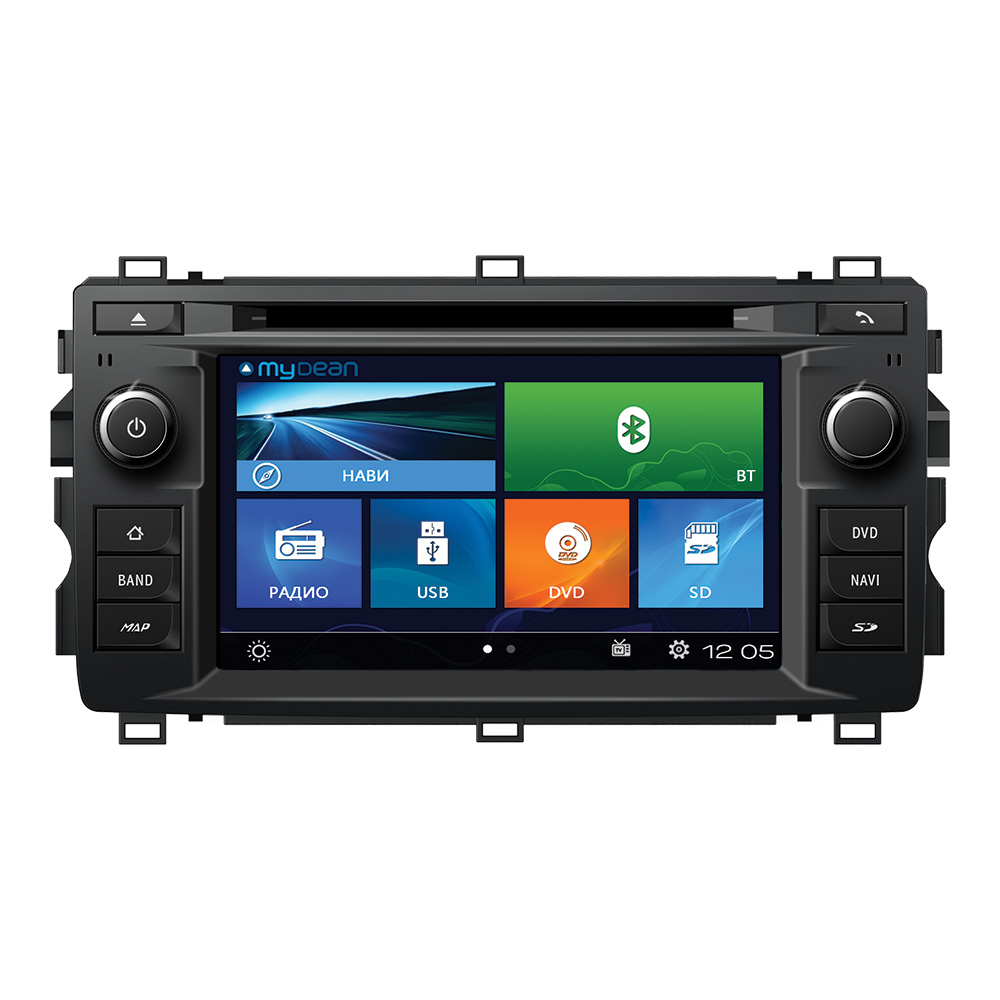 Головное устройство MyDean 2308 для автомобилей Toyota Auris (2013-)