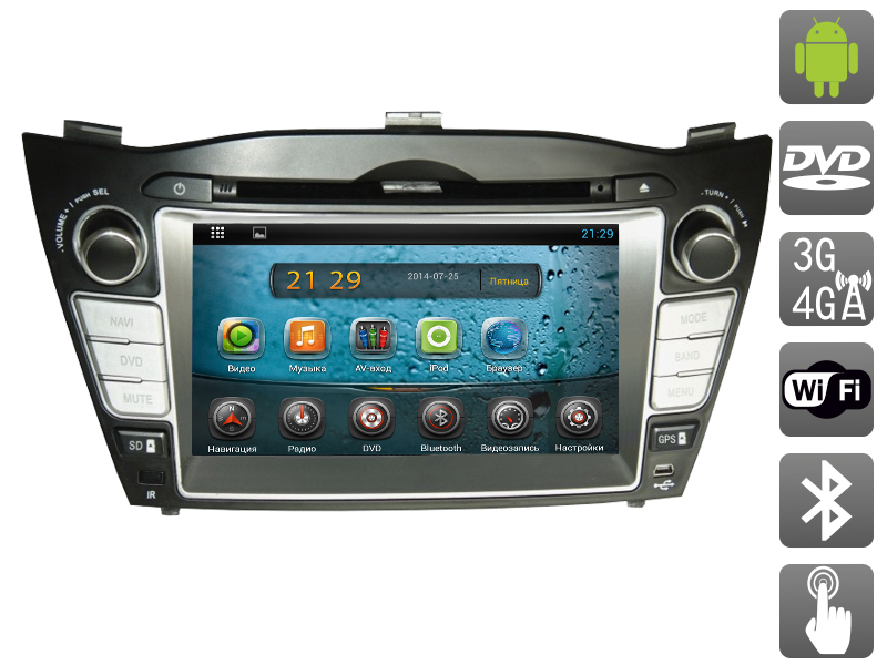 Головное устройство для Hyundai IX35 AVIS на Android