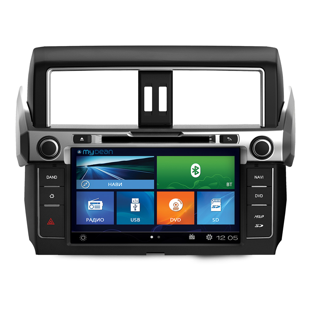 Головное устройство MyDean 2347 для автомобилей Toyota LC Prado 150 (2013-)