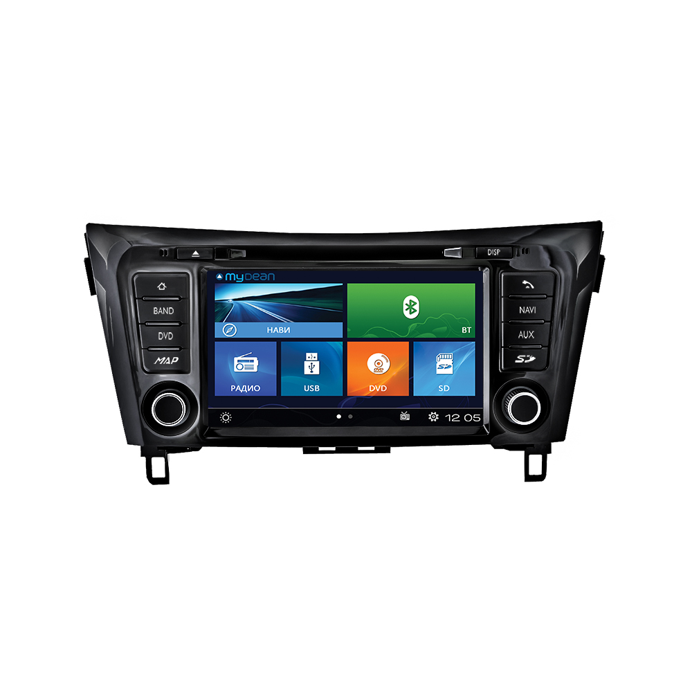 Головное устройство MyDean 2353 для автомобилей Nissan Qashqai (2014-), X-Trail (2014-) без штатной навигации