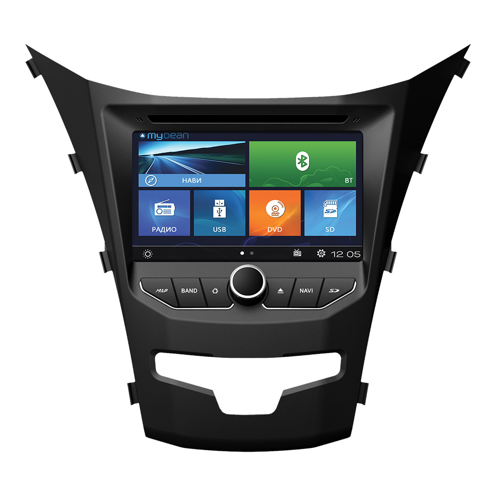 Головное устройство MyDean 2355 для автомобилей SsangYong Actyon (2013-)