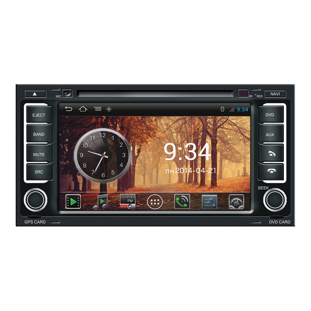 Головное устройство MyDean AND3042 для автомобилей Volkswagen Touareg (2002-2010), Multivan T5 (2008-) без штатного усилителя