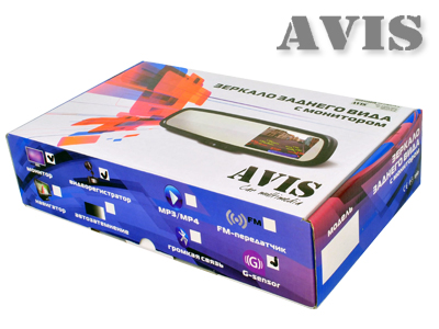 Зеркало заднего вида со встроенным видеорегистратором AVIS AVS0355DVR купить