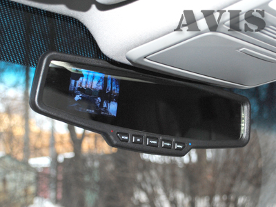 Зеркало заднего вида со встроенным видеорегистратором AVIS AVS0355DVR купить
