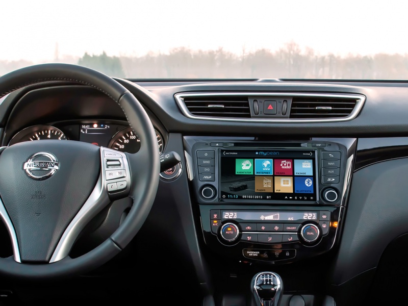 Головное устройство MyDean 3353 для автомобилей Nissan Qashqai (2014-), X-Trail (2014-) без штатной навигации