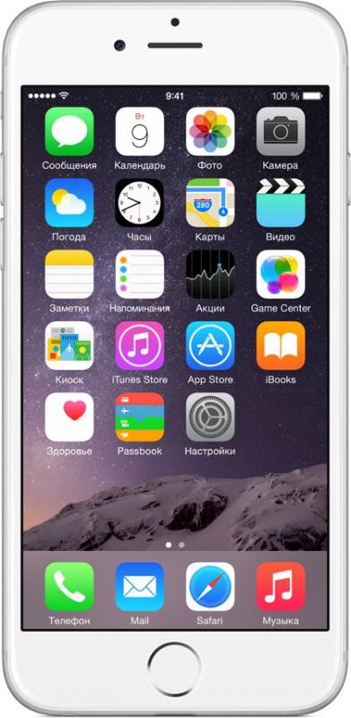 Смартфон Apple iPhone 6 16Gb Silver