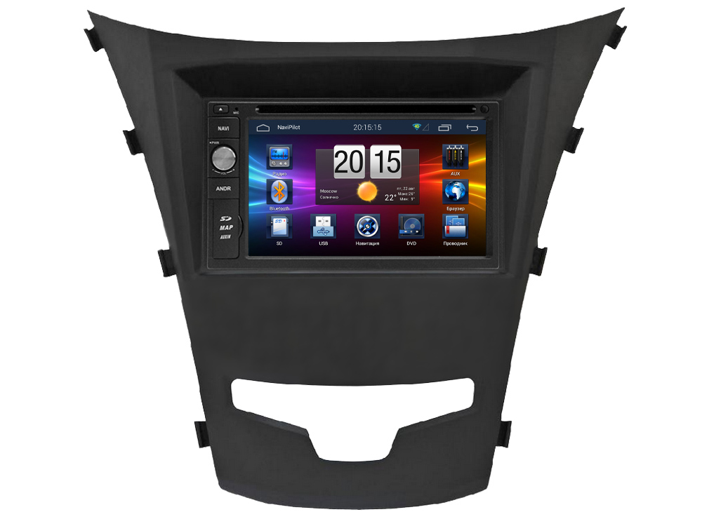 Navipilot Droid2 - Головное устройство Navipilot Droid 2 для Ssang Yong Actyon 2013 - 2015
