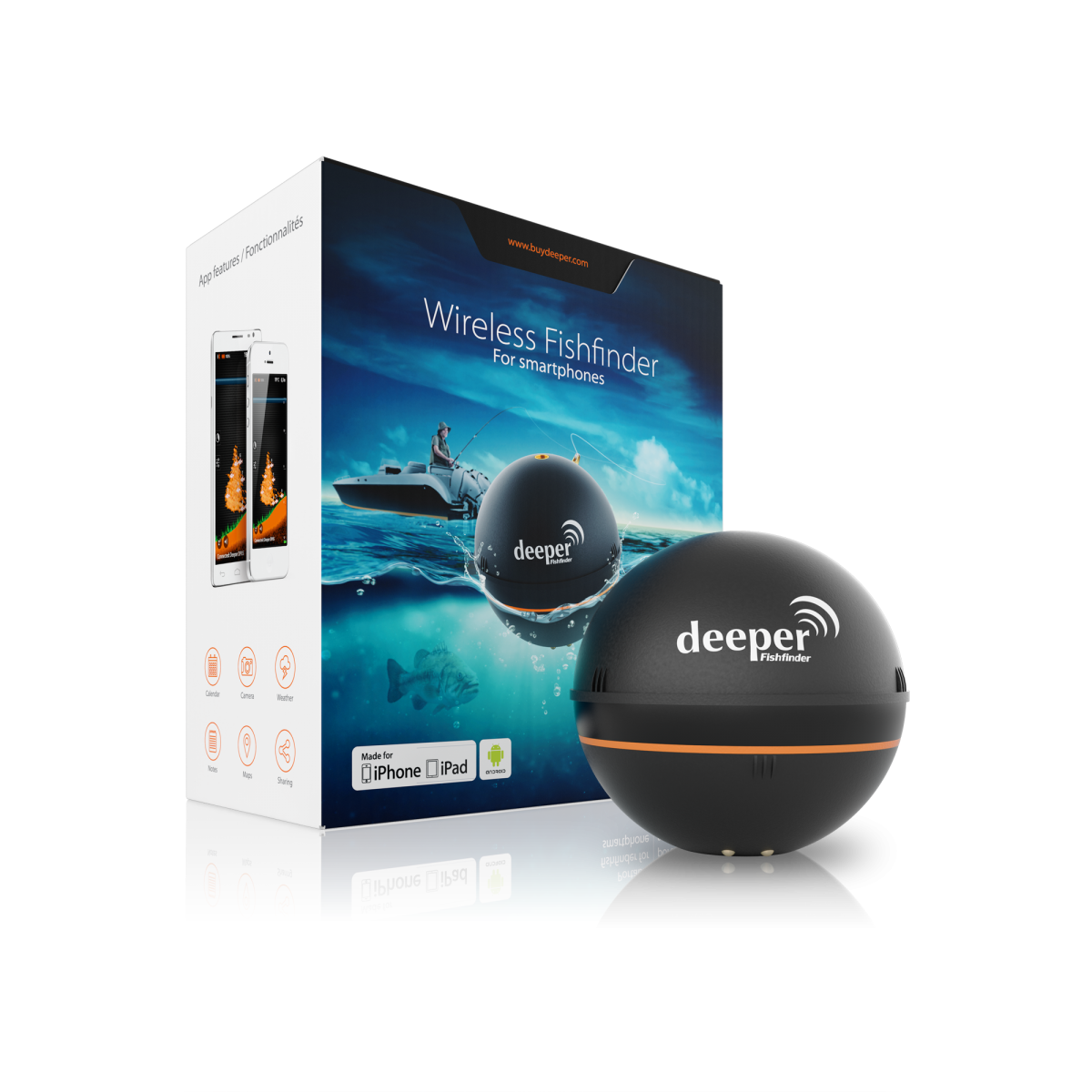 Портативный эхолот Deeper купить