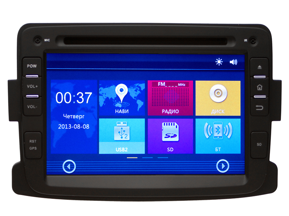 Головное устройство NaviPilot WIN Renault Duster 2012 - н.в., Logan 2014-н.в., Sandero Stepway 2014-н.в