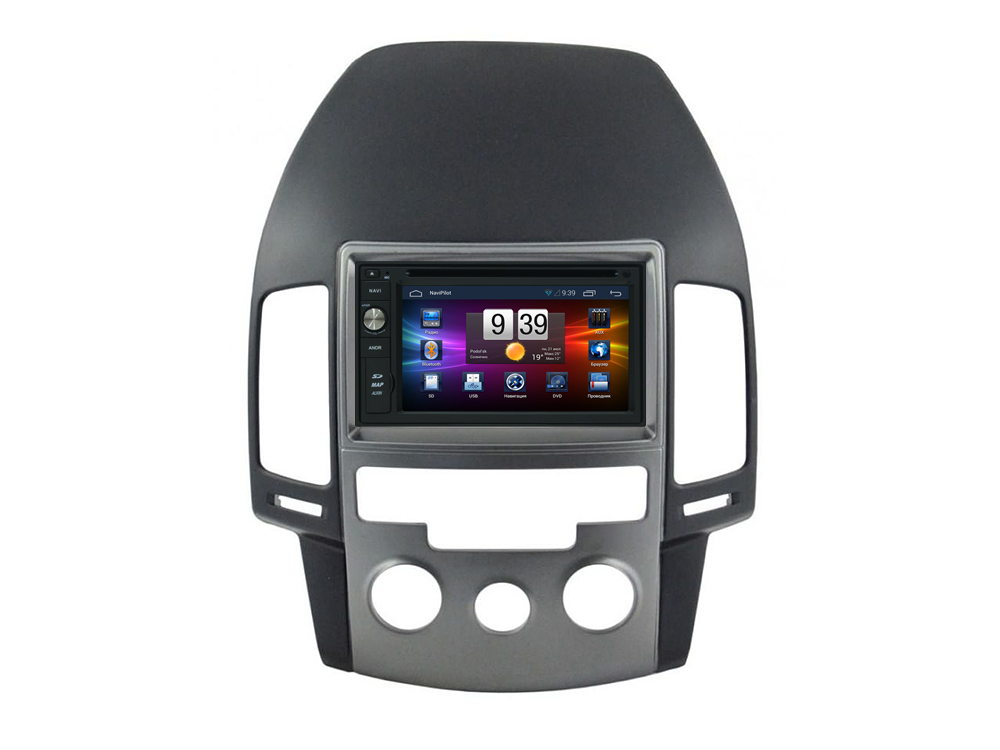 Штатное головное устройство NaviPilot DROID2 Hyundai i30 (2007-2011)
