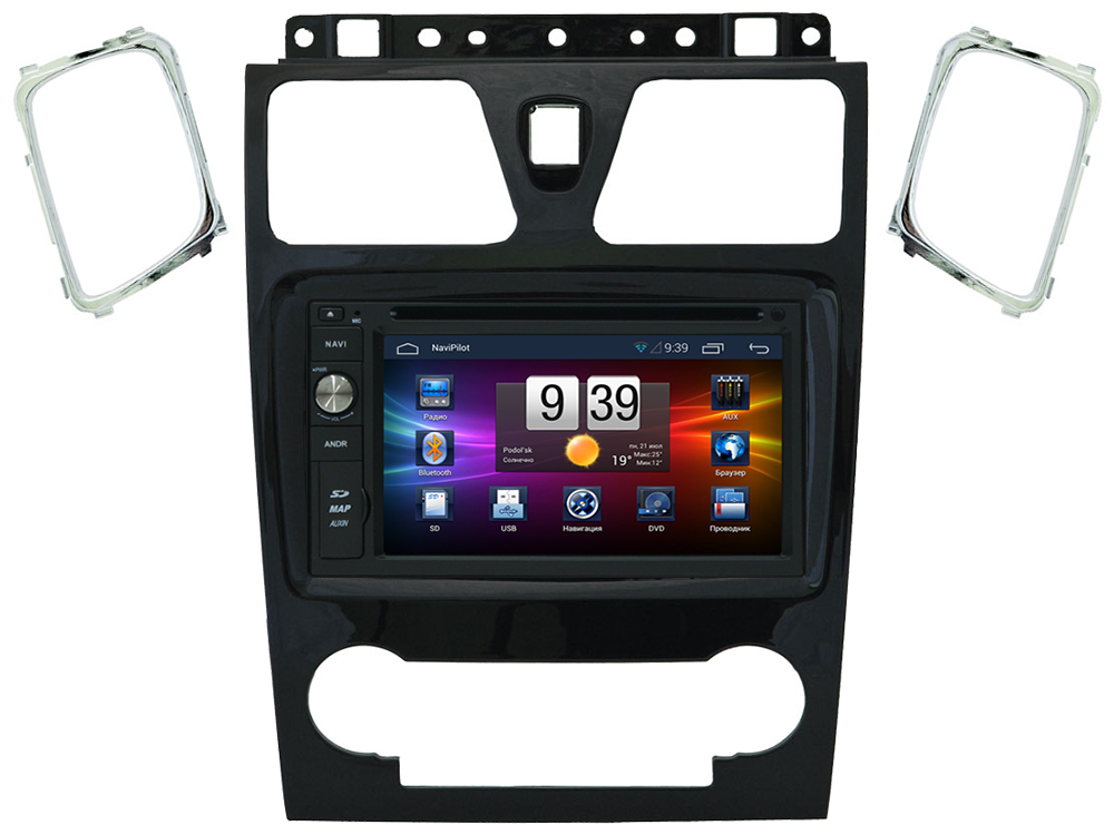 Штатное головное устройство NaviPilot DROID2 Geely Emgrand EC7