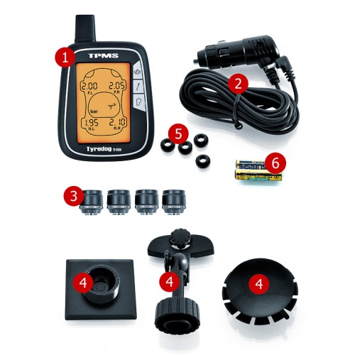 Система контроля температуры и давления в шинах CARAX TPMS CRX-1003