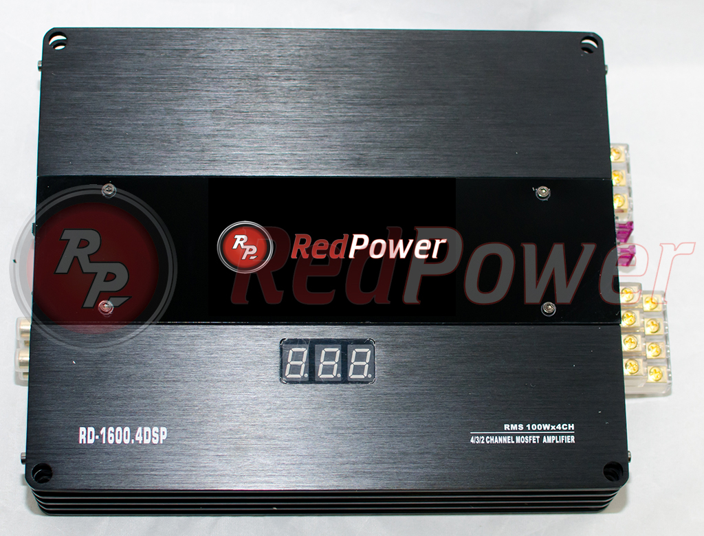 Redpower RD-1600 4CH DSP, купить усилитель с процессором 4 канала Redpower RD-1600 4CH DSP