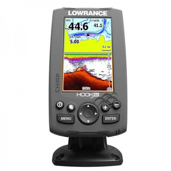 Эхолот Lowrance Hook-4x Mid/High/DownScan купить