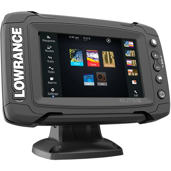 Эхолот-картплоттер со структурсканером Lowrance Elite-5Ti Mid/High/TotalScan