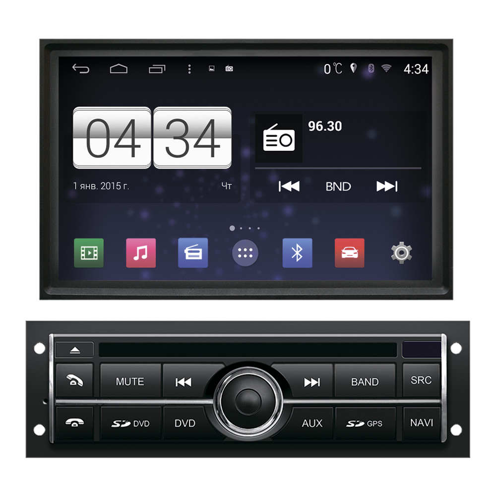 Штатное головное устройство MyDean 5094 для автомобилей Mitsubishi L200, Pajero Sport купить