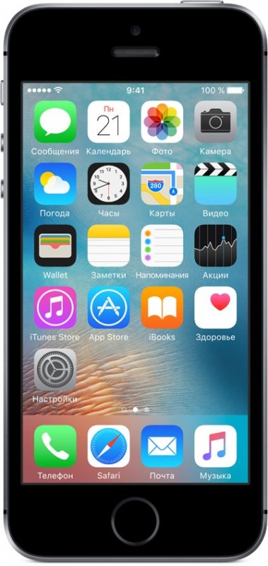 Смартфон Apple SE 64 Gb серый космос