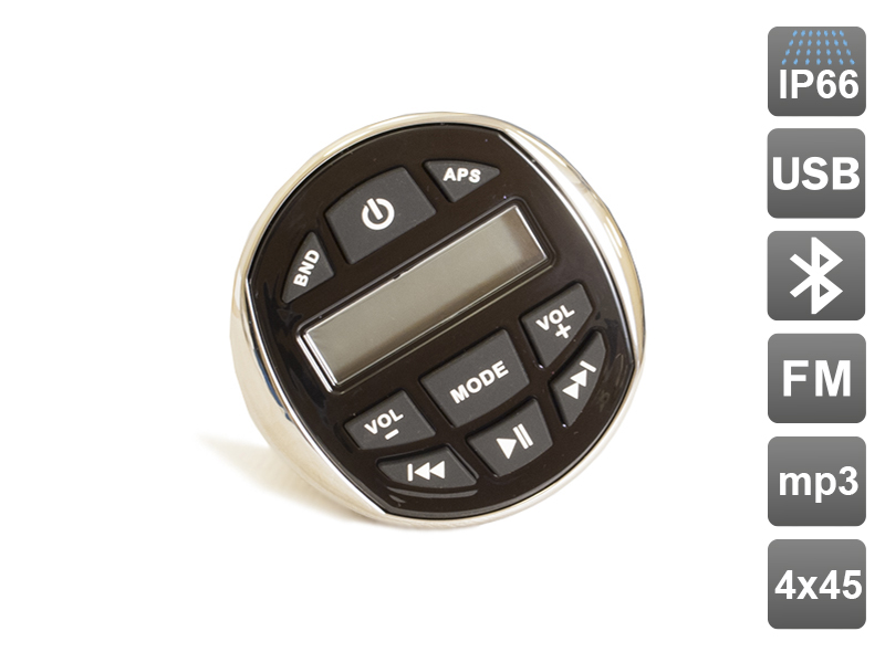Усилитель АVIS DRC119BT c mp3-плеером для мотоцикла под встройку на Unitland.ru