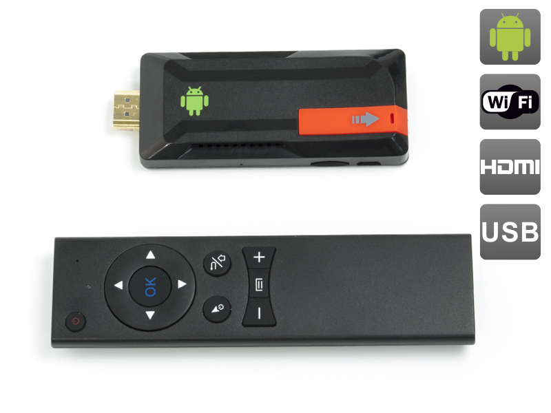 Smart TV медиаплеер на Android AVIS AVS809IV c беспроводной аэромышью купить на Unitland.ru