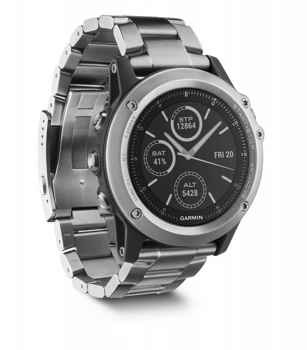 Смарт-часы Garmin Fenix 3 Sapphire с титановым браслетом купить, характеристики, цена, отзывы пользователей