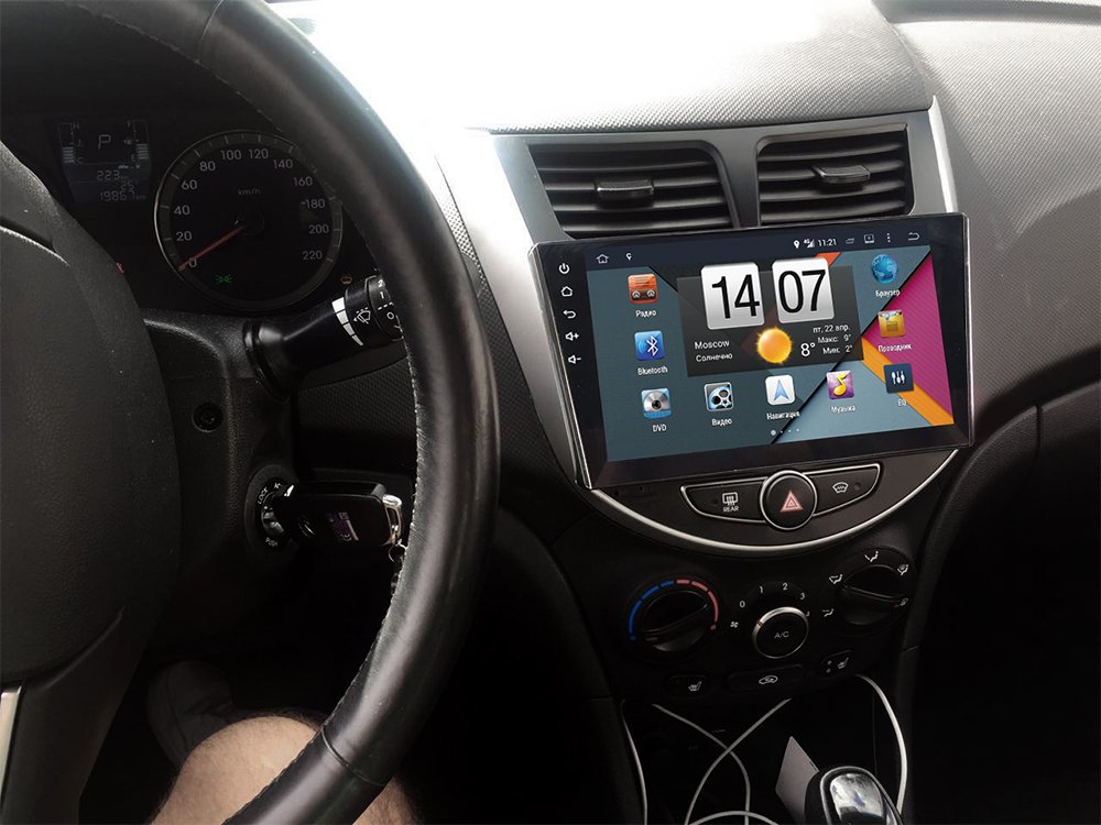 Головное устройство Navipilot DROID4 Hyundai Solaris 9" купить в интернет-магазине "Юнитленд"