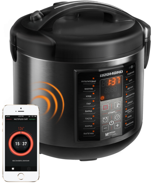 Умную мультиварку REDMOND SkyCooker M40S купить в интернет-магазине "Юнитленд"