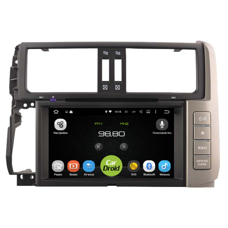 Купить штатную магнитолу Roximo CarDroid RD-1114 для Toyota Land Cruiser Prado 150