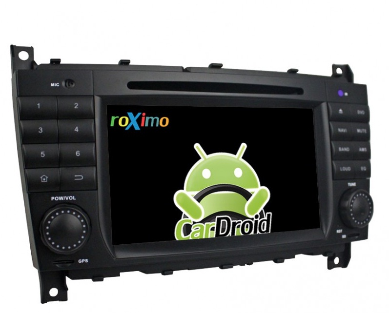 Купить магнитолу Roximo CarDroid RD-2502 для Mercedes Benz W203 W209 W463 в интернет магазине "Юнитленд"