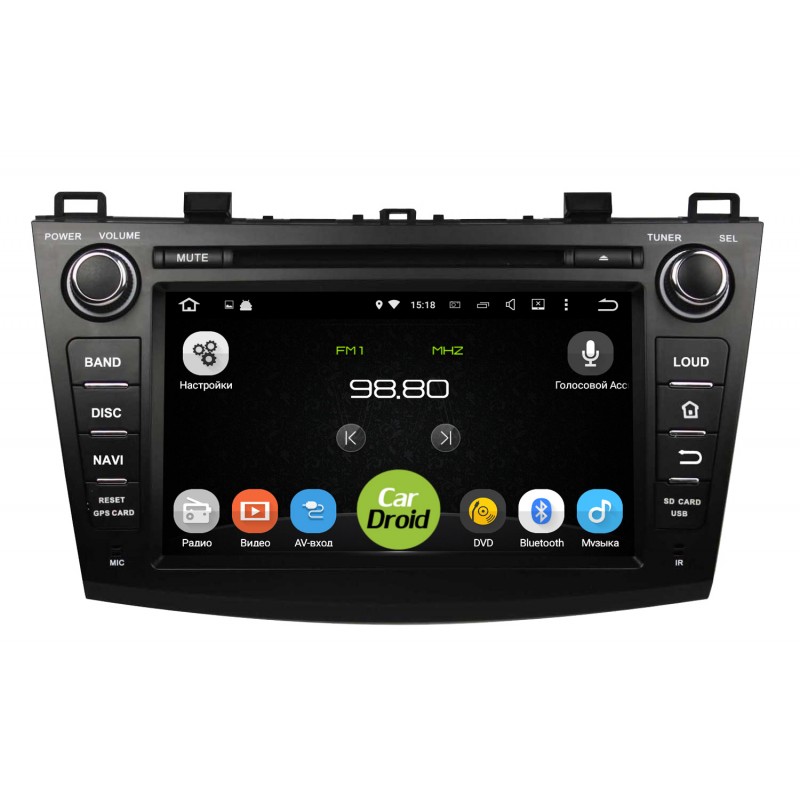 Купить магнитолу Roximo CarDroid RD-2404 для Mazda 3, 2009 в интернет магазине "Юнитленд"