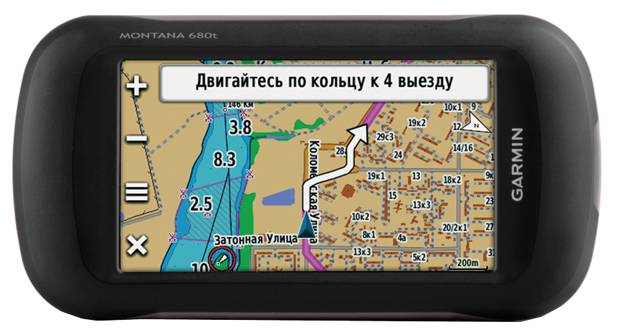 Туристический GPS/Глонасс навигатор Garmin MONTANA 680t