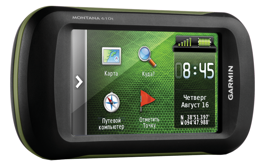 Туристический GPS/Глонасс навигатор Garmin MONTANA 610t купить