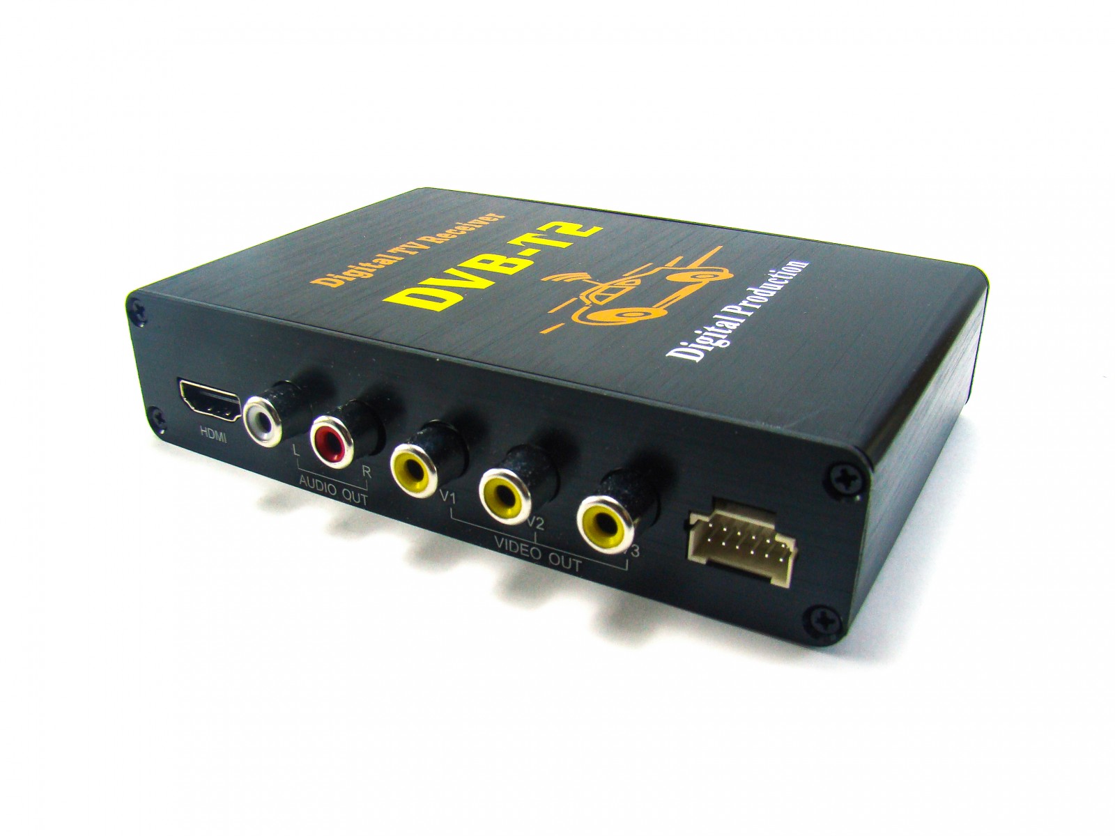 Цифровой автомобильный ТВ тюнер DVB-T2 (TV Ресивер) TimeLessLong купить