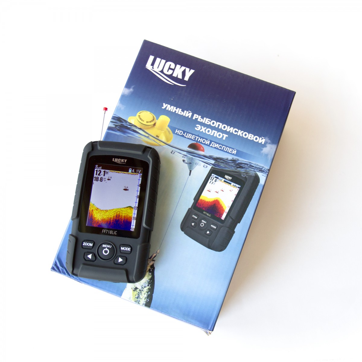 Портативный эхолот Lucky FF718LiC