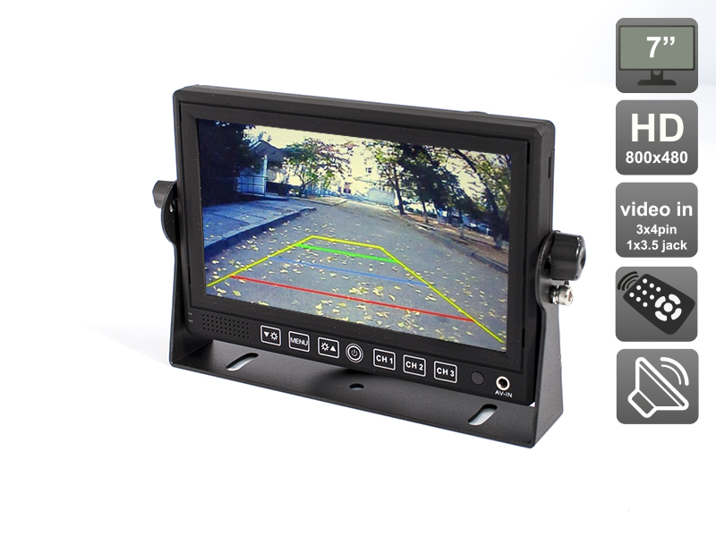 Монитор 7" для грузовиков и автобусов AVIS Electronics AVS4714BM